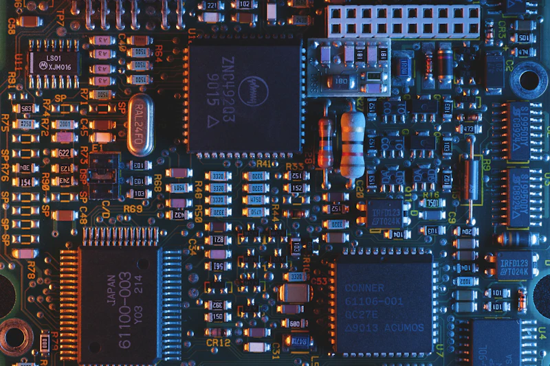 Controller ICs and passives on a multilayer board